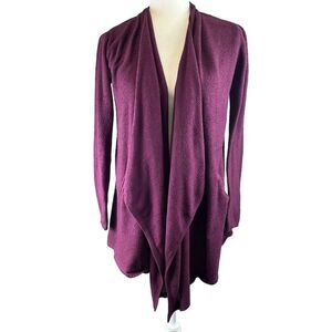 Barefoot Dreams Textured Waterfall Cozychic Lite Sweater Long Cardigan Sz XXS/XS